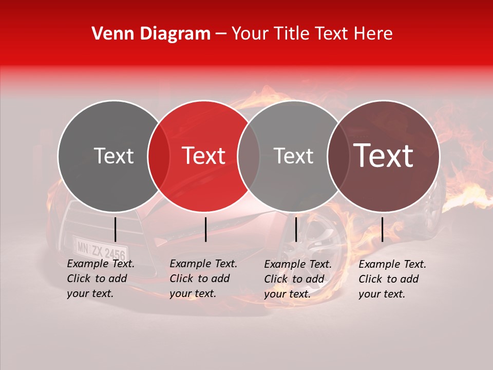 Fire Car PowerPoint Template