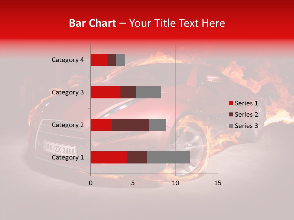 Fire Car PowerPoint Template