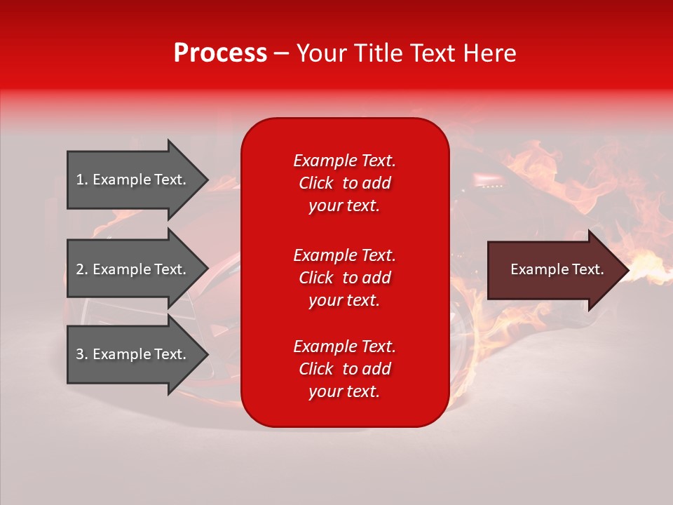 Fire Car PowerPoint Template