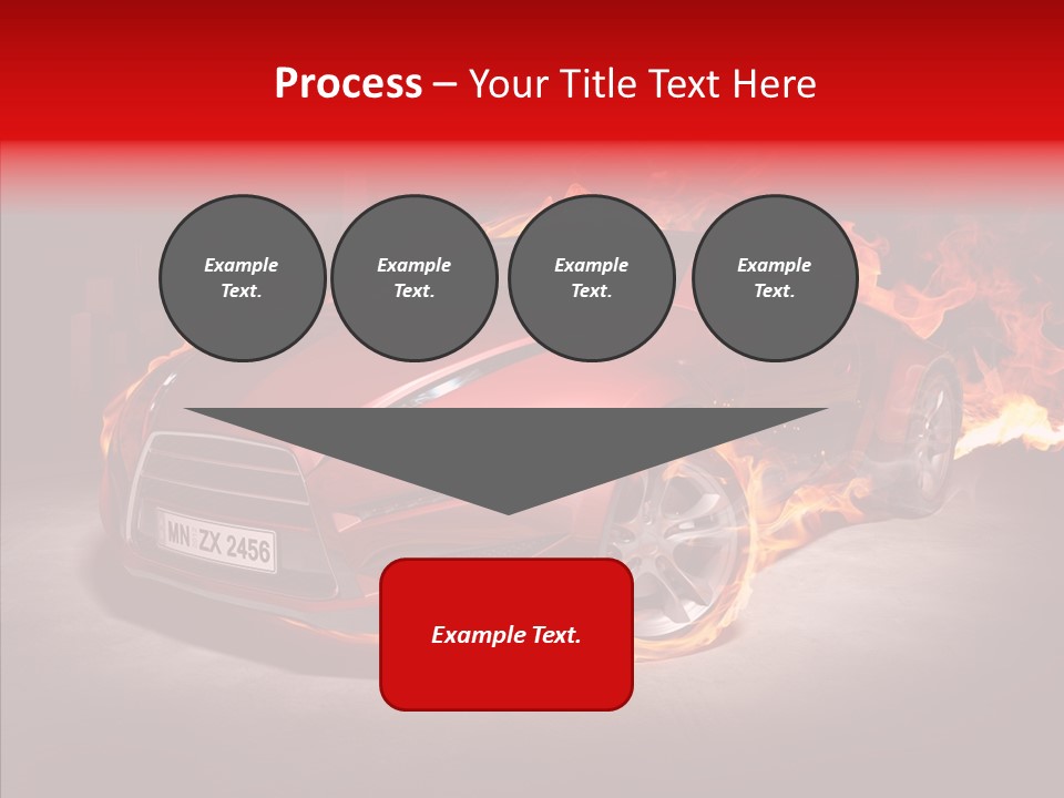 Fire Car PowerPoint Template