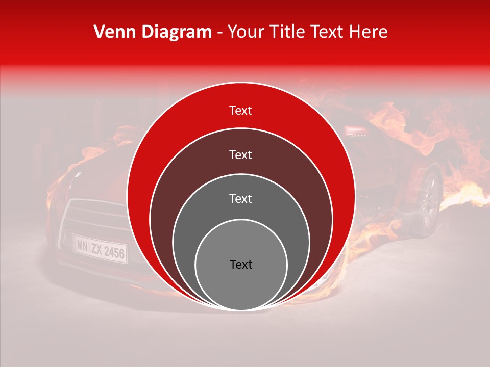 Fire Car PowerPoint Template