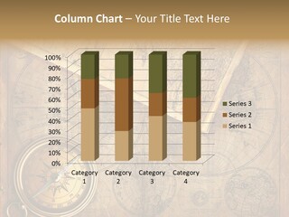 Old Map And Compass PowerPoint Template