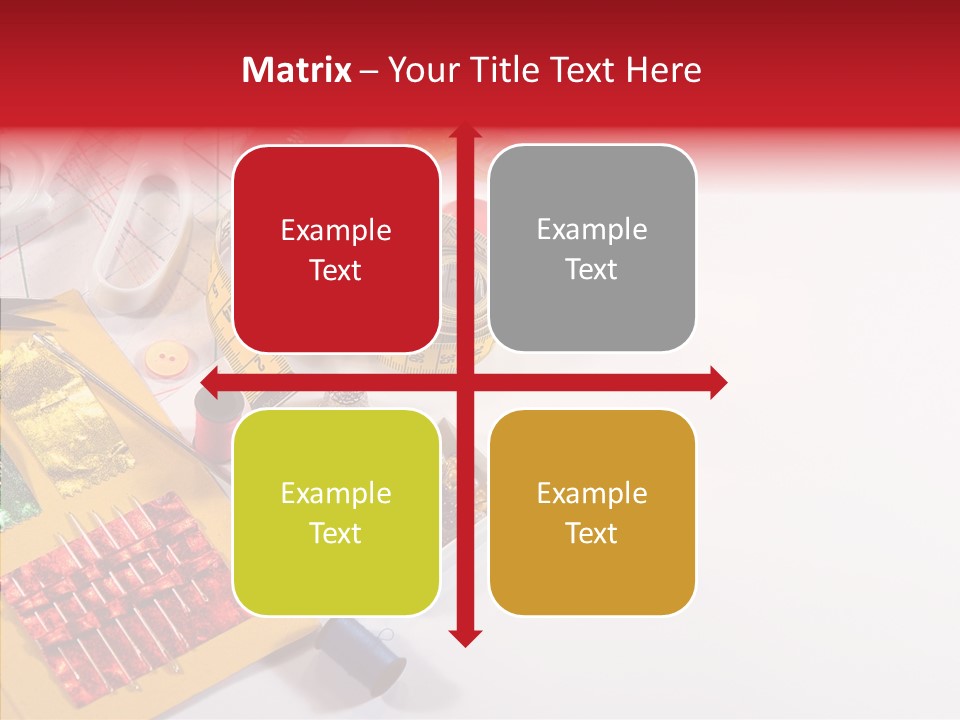 Sewing Tools PowerPoint Template