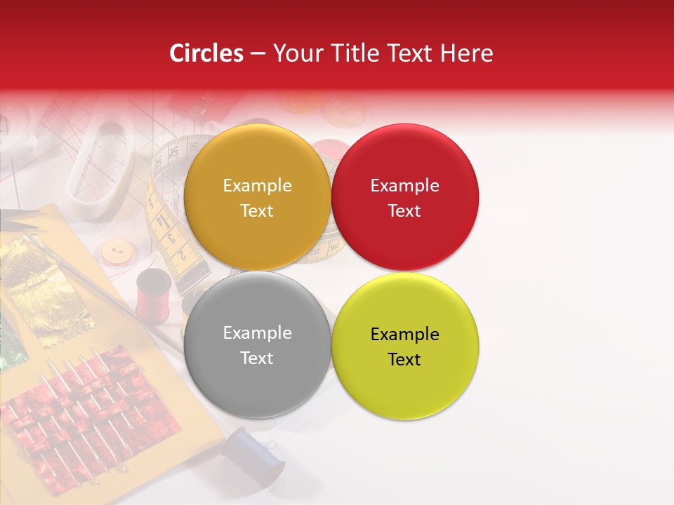 Sewing Tools PowerPoint Template