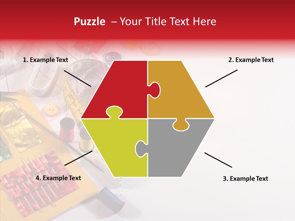 Sewing Tools PowerPoint Template