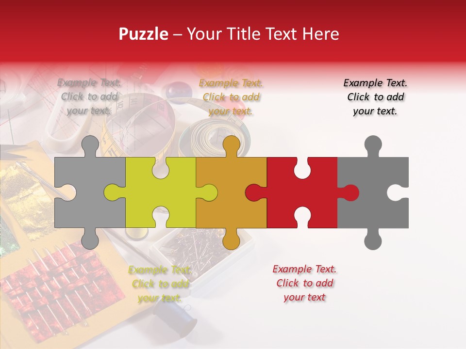 Sewing Tools PowerPoint Template