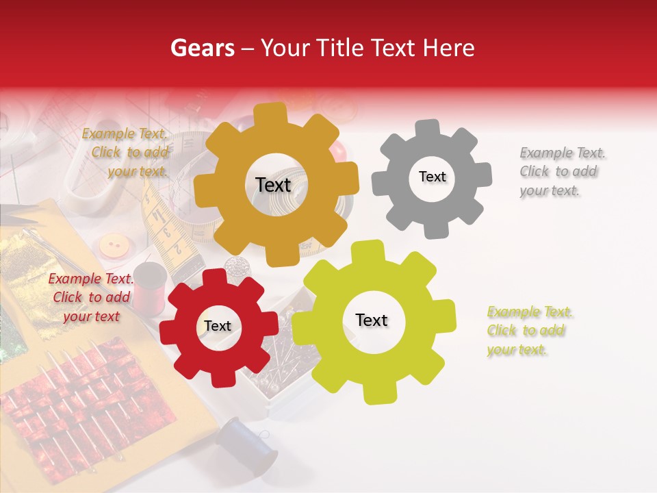 Sewing Tools PowerPoint Template