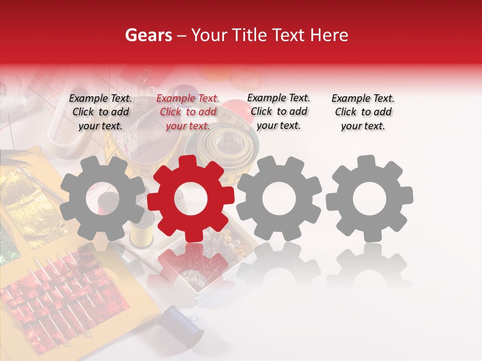 Sewing Tools PowerPoint Template