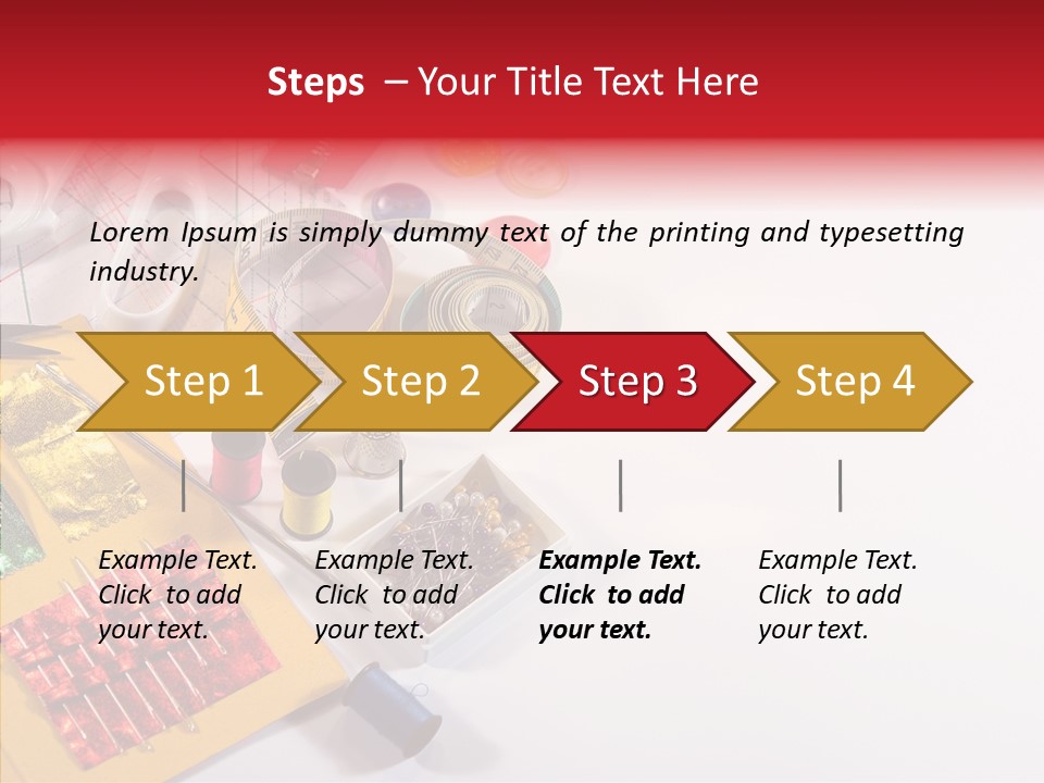 Sewing Tools PowerPoint Template