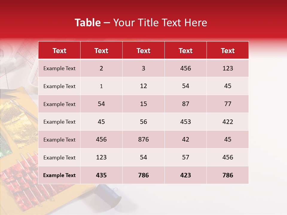 Sewing Tools PowerPoint Template