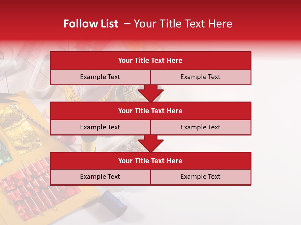 Sewing Tools PowerPoint Template