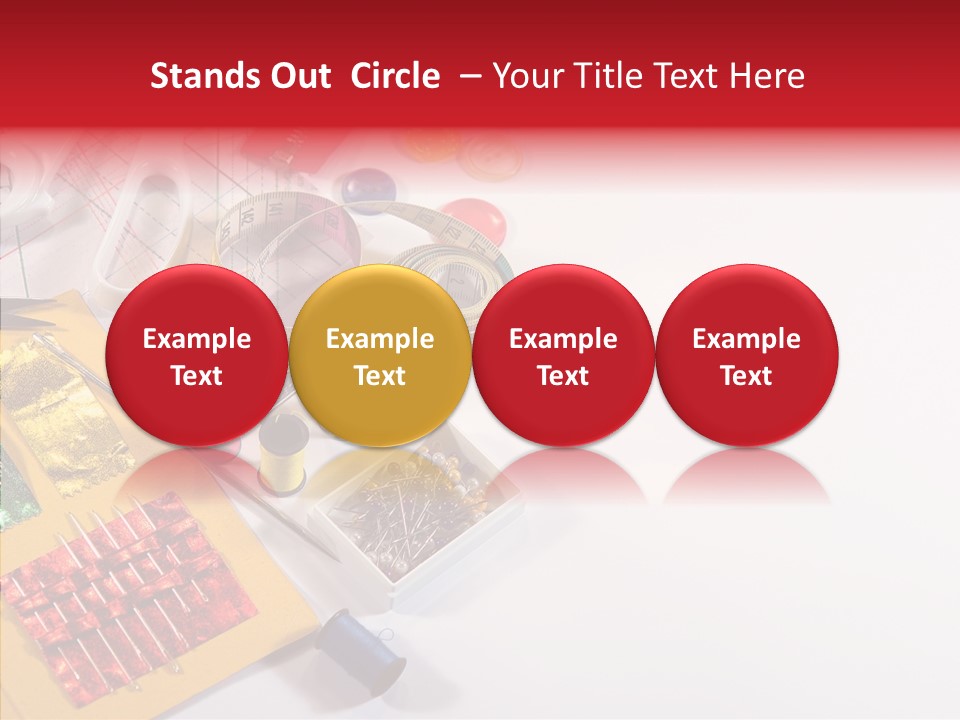 Sewing Tools PowerPoint Template