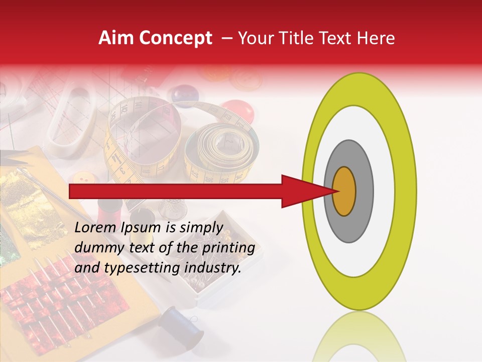 Sewing Tools PowerPoint Template