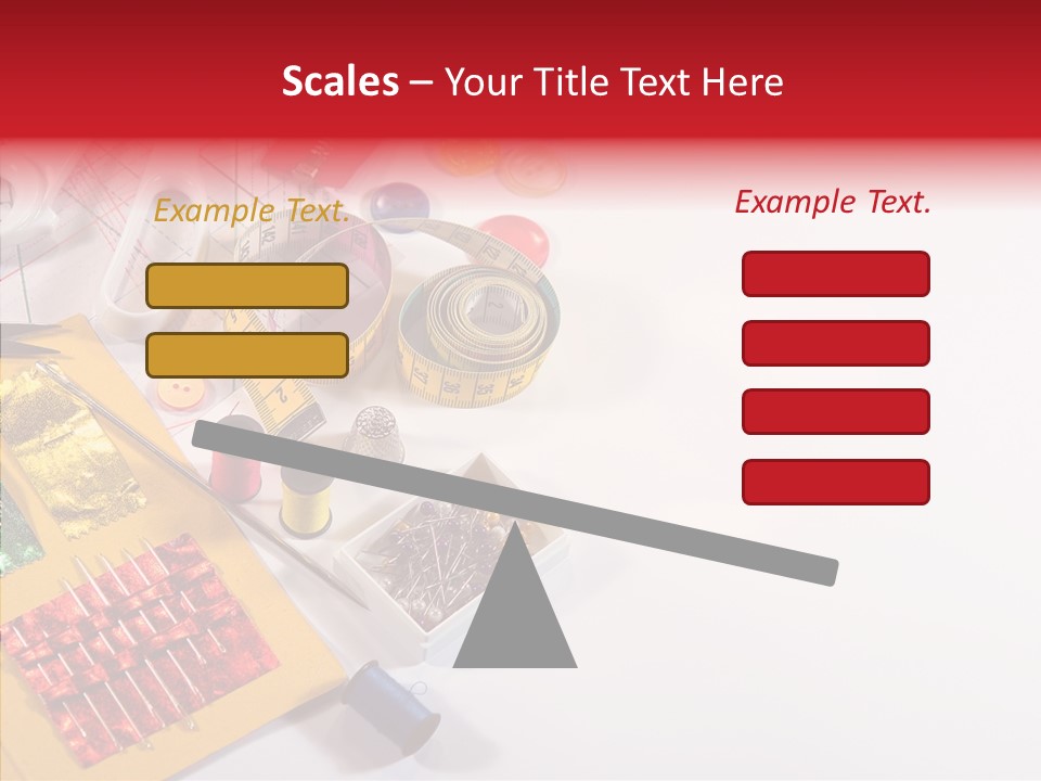 Sewing Tools PowerPoint Template