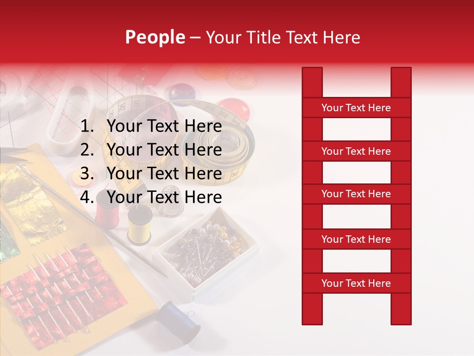 Sewing Tools PowerPoint Template