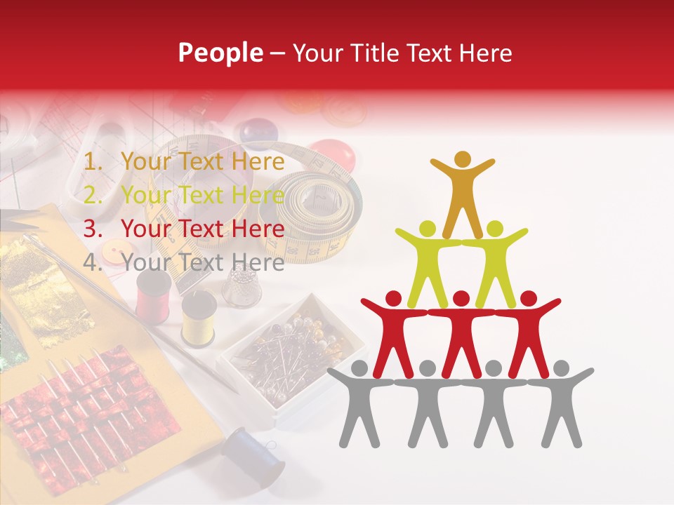 Sewing Tools PowerPoint Template