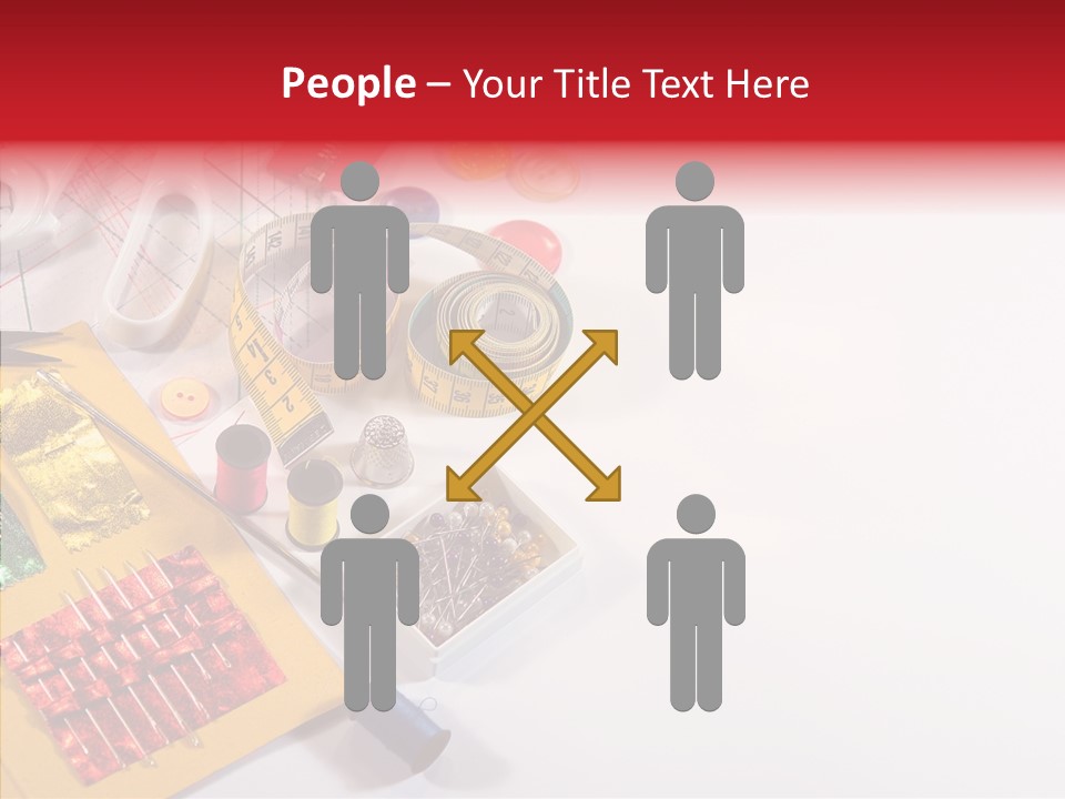 Sewing Tools PowerPoint Template