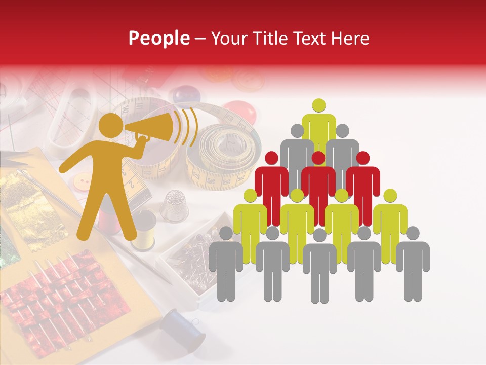 Sewing Tools PowerPoint Template