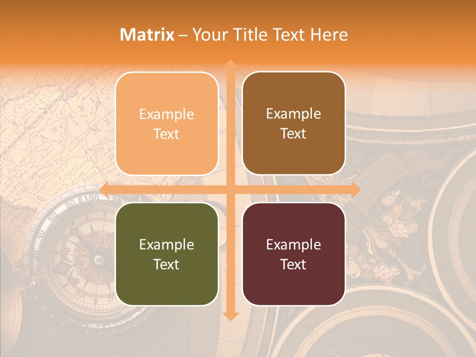 Explore South Paper PowerPoint Template