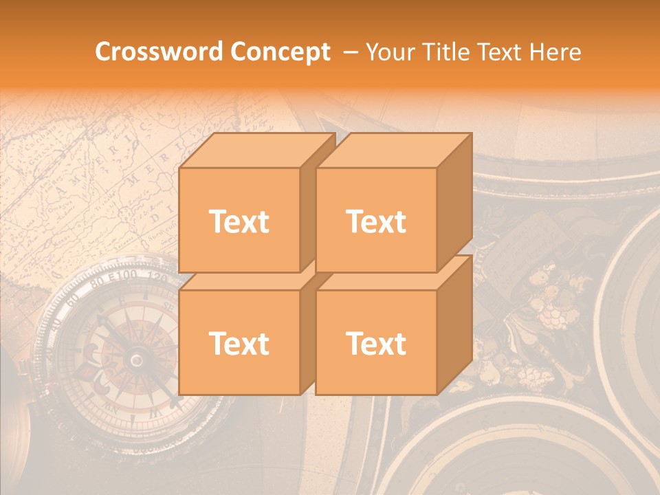 Explore South Paper PowerPoint Template