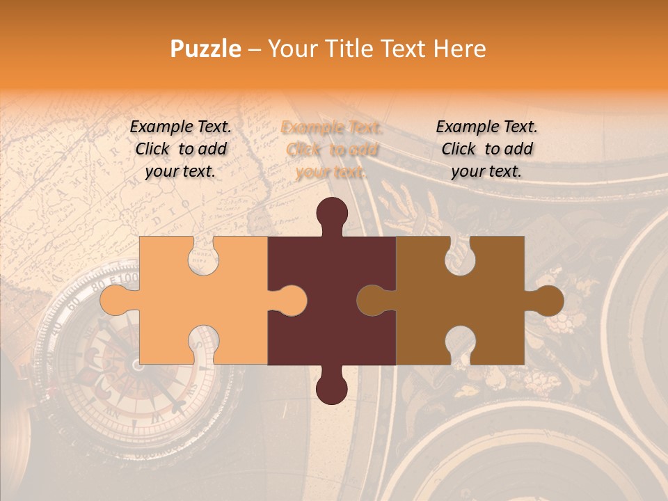 Explore South Paper PowerPoint Template