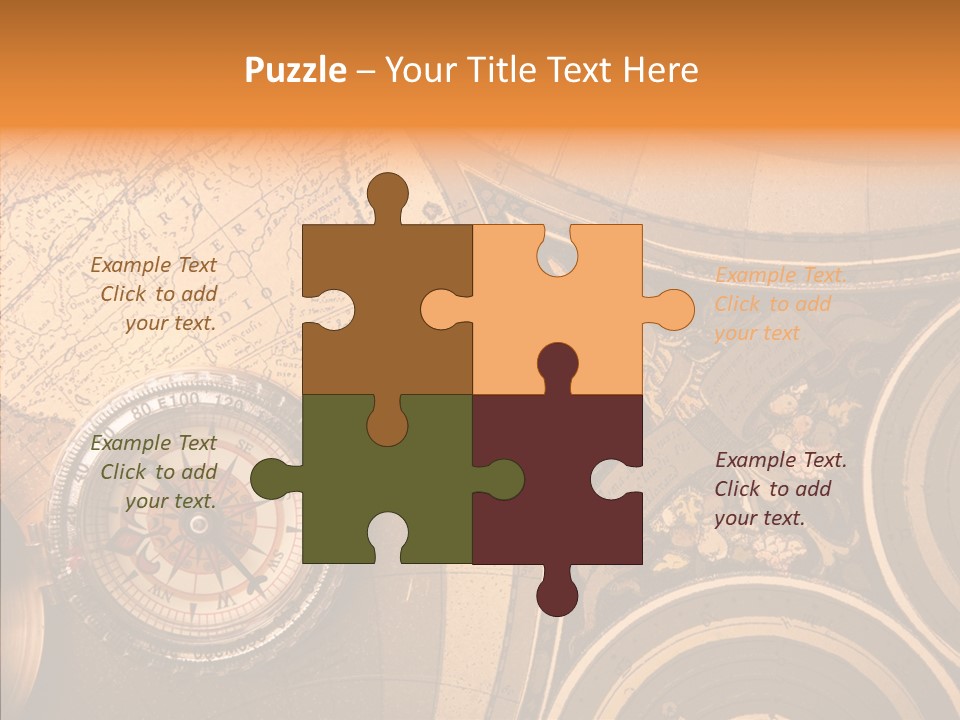 Explore South Paper PowerPoint Template
