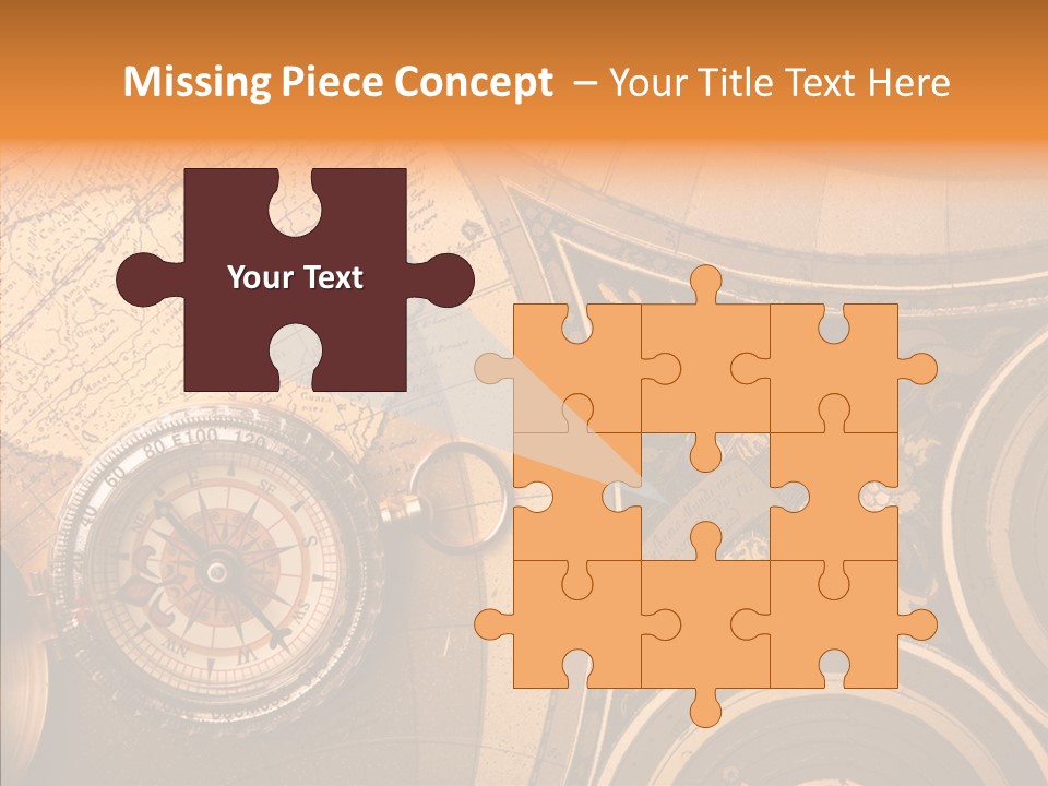 Explore South Paper PowerPoint Template