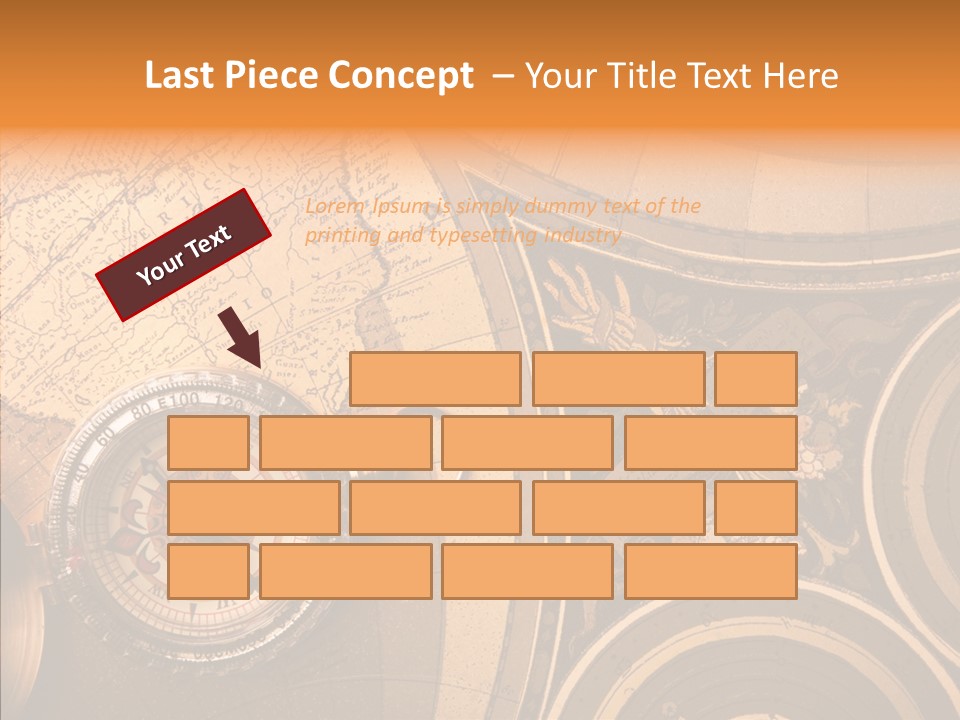 Explore South Paper PowerPoint Template