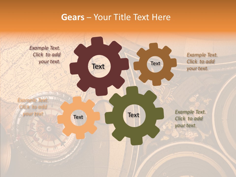 Explore South Paper PowerPoint Template