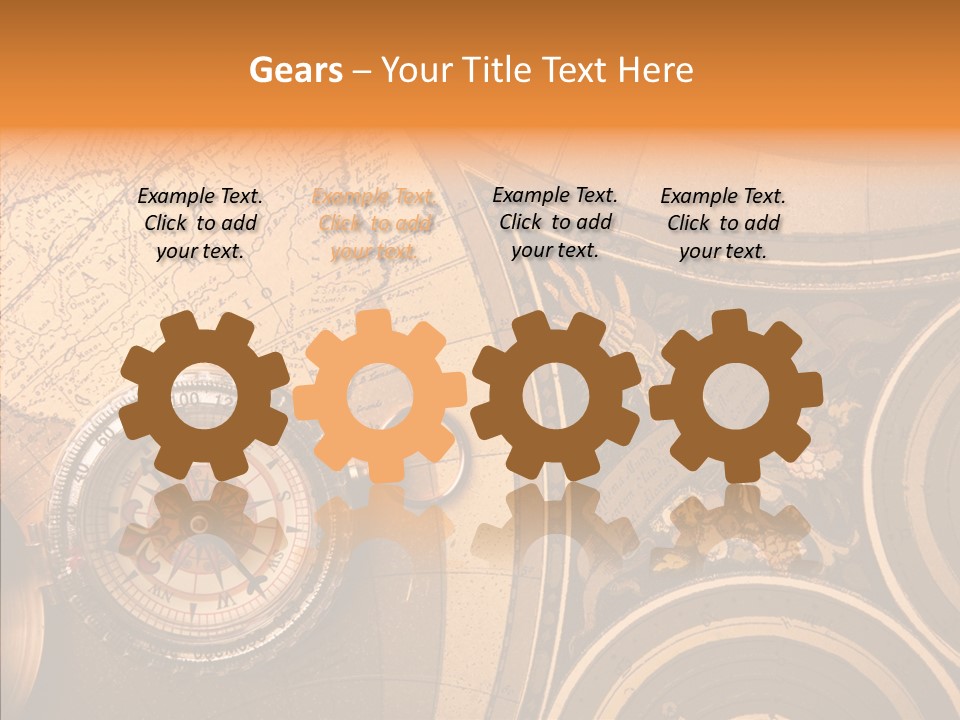 Explore South Paper PowerPoint Template