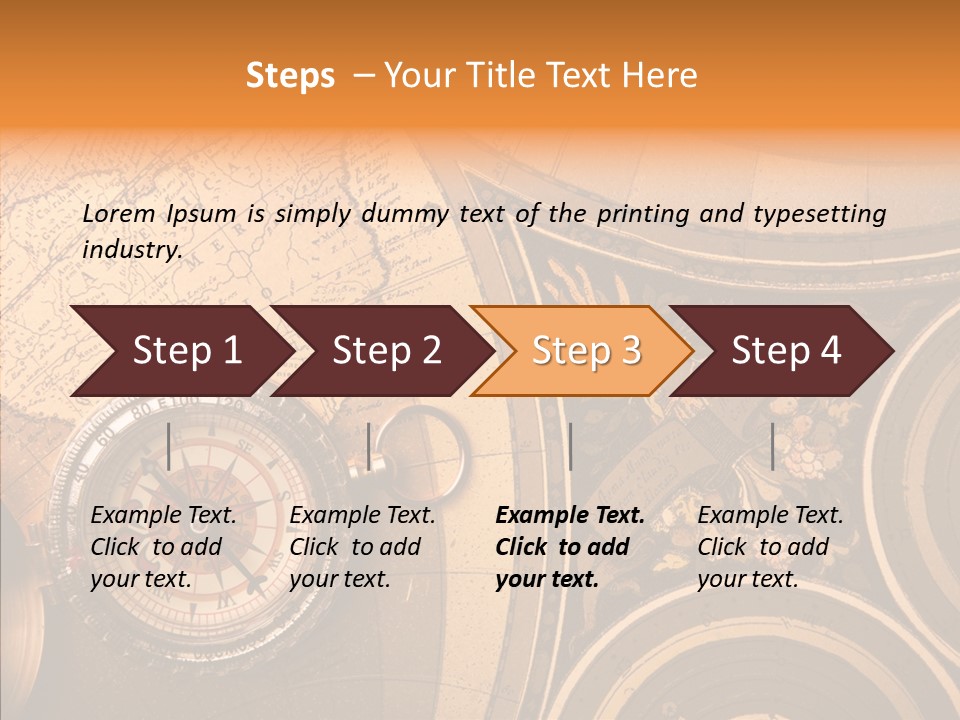 Explore South Paper PowerPoint Template