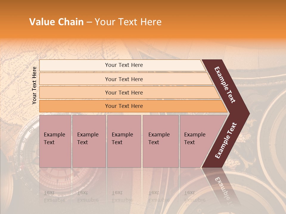 Explore South Paper PowerPoint Template