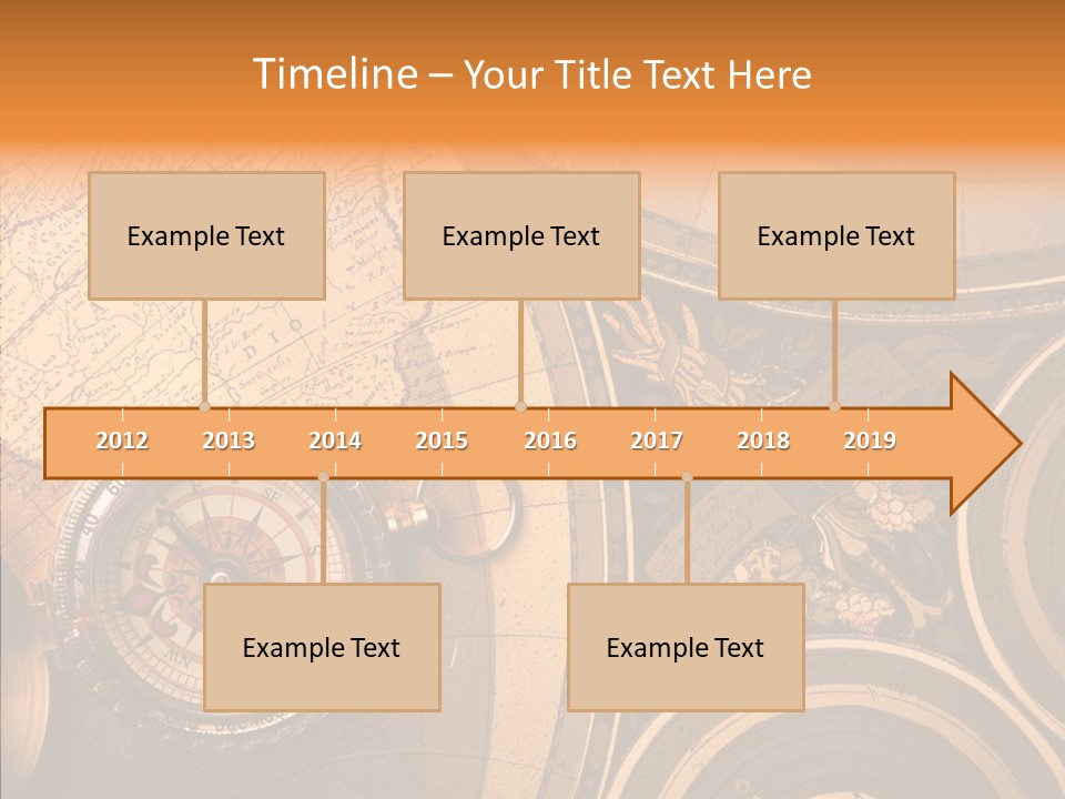 Explore South Paper PowerPoint Template