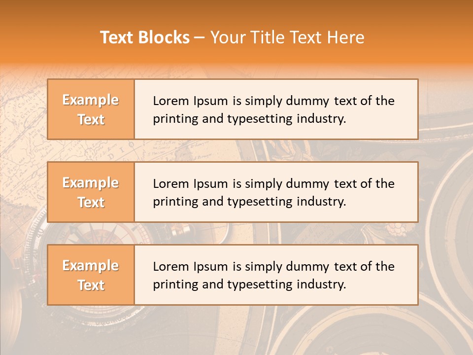 Explore South Paper PowerPoint Template