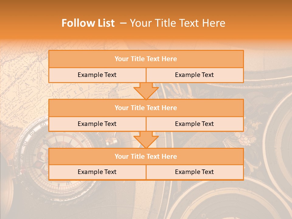 Explore South Paper PowerPoint Template
