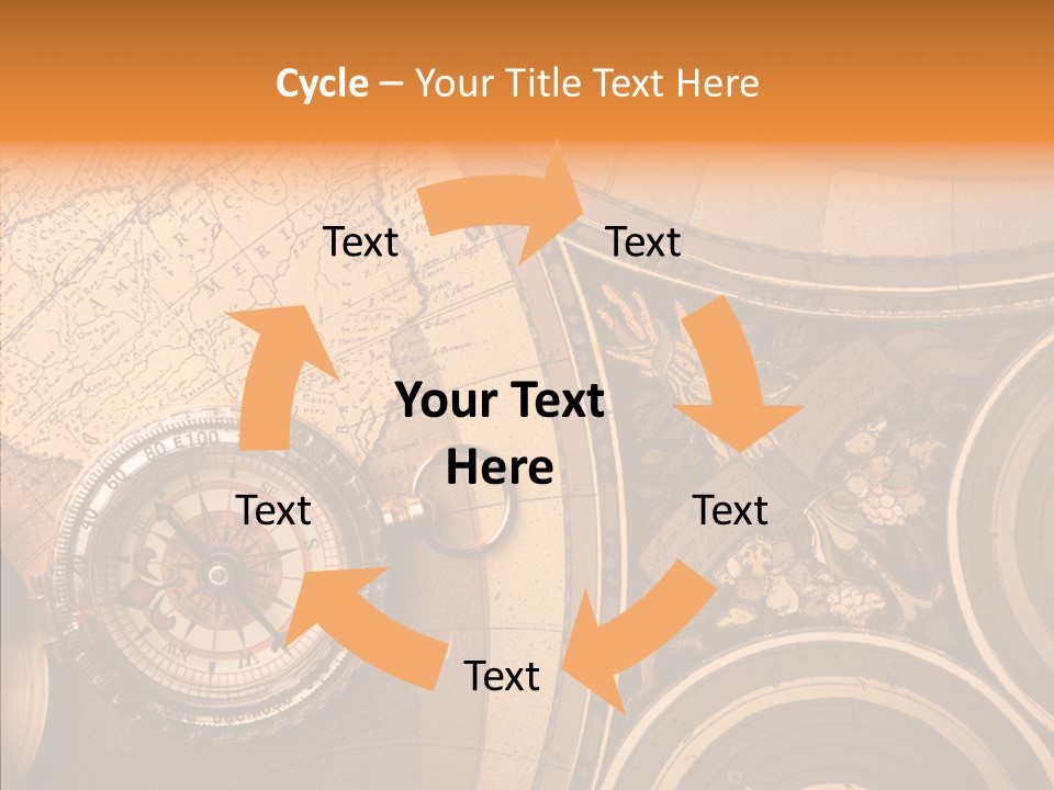 Explore South Paper PowerPoint Template