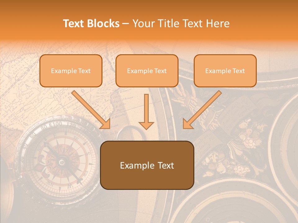 Explore South Paper PowerPoint Template