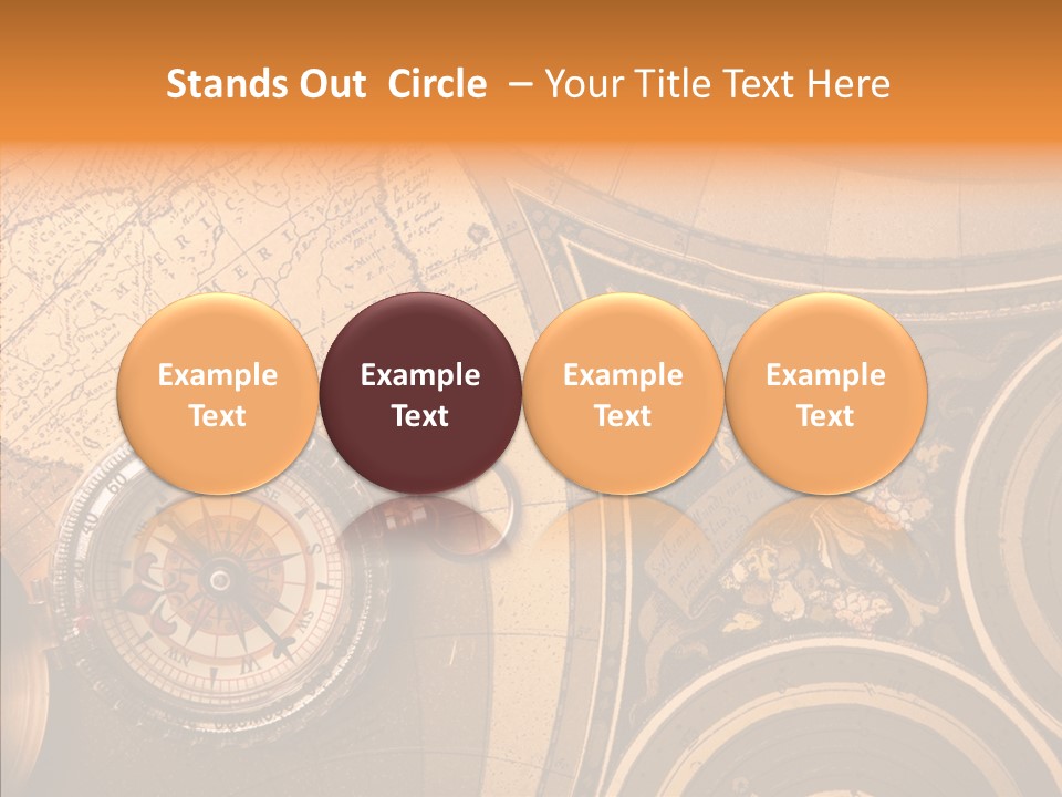 Explore South Paper PowerPoint Template