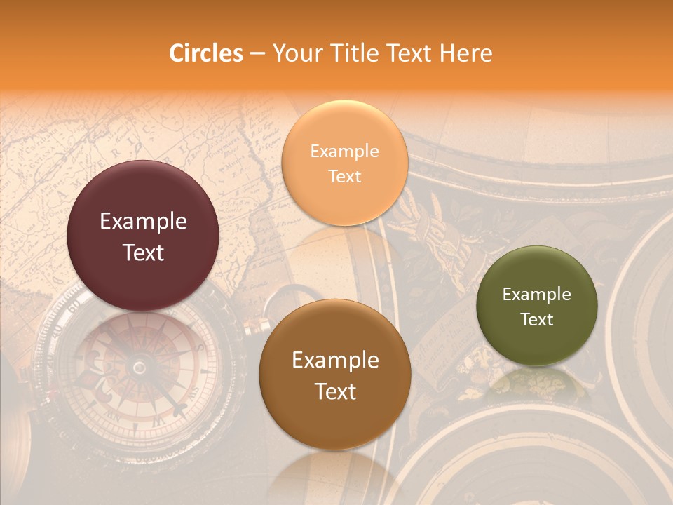 Explore South Paper PowerPoint Template