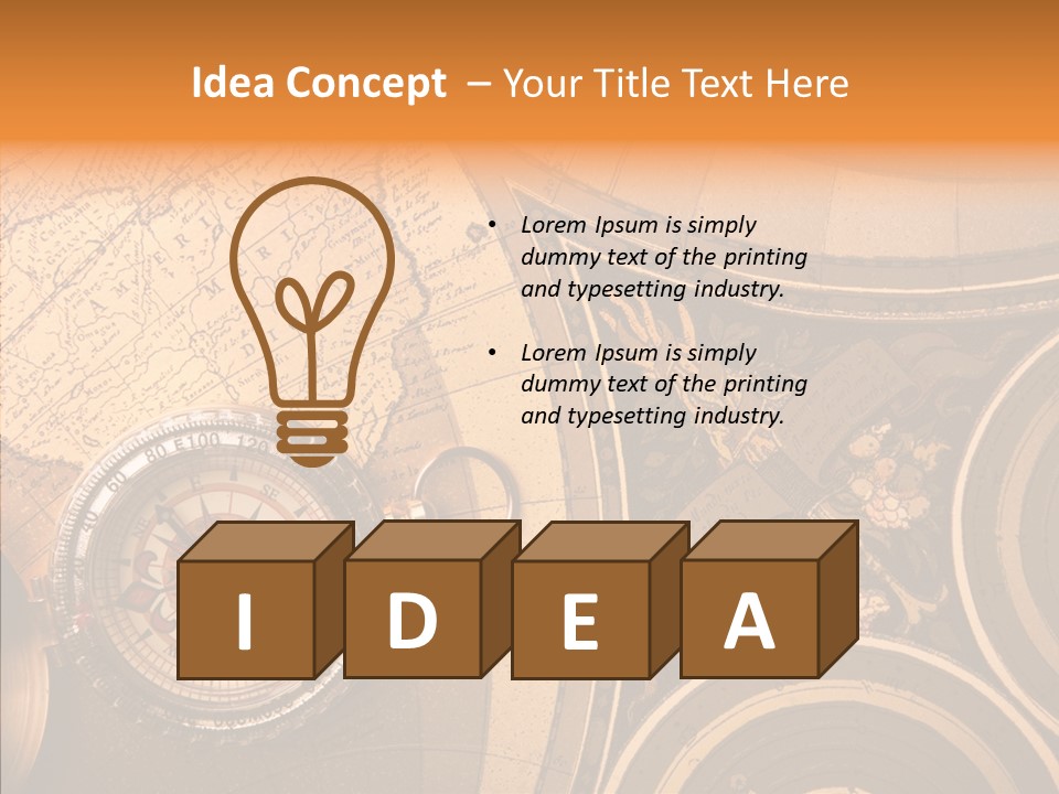 Explore South Paper PowerPoint Template