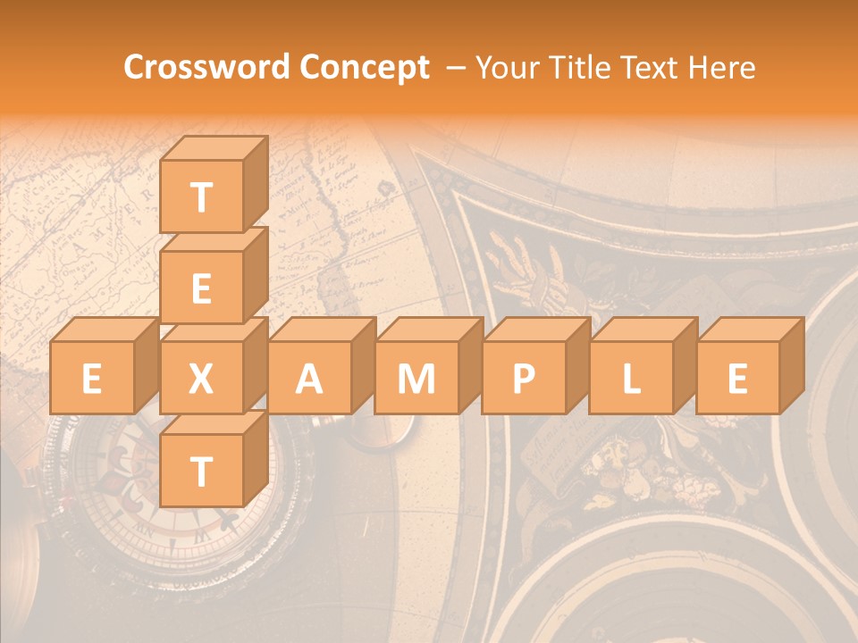 Explore South Paper PowerPoint Template