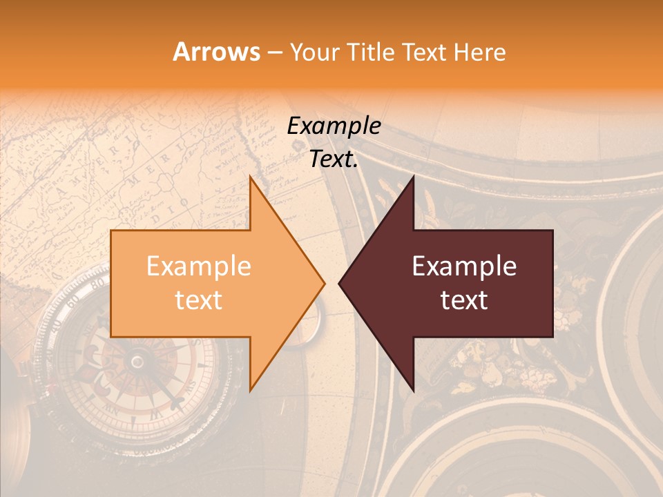 Explore South Paper PowerPoint Template