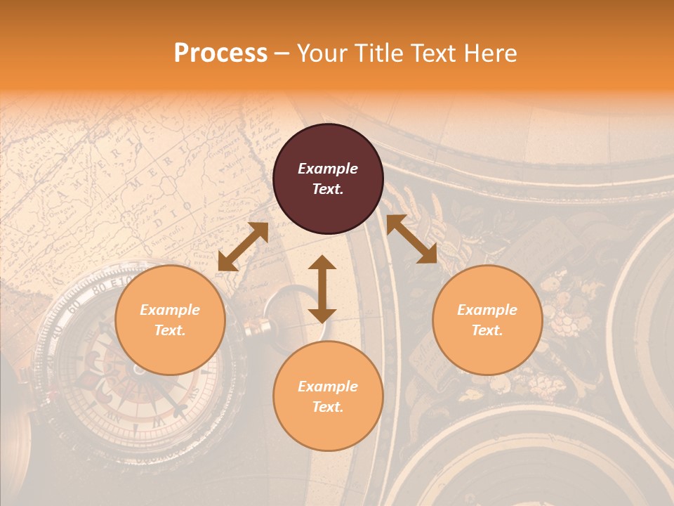 Explore South Paper PowerPoint Template