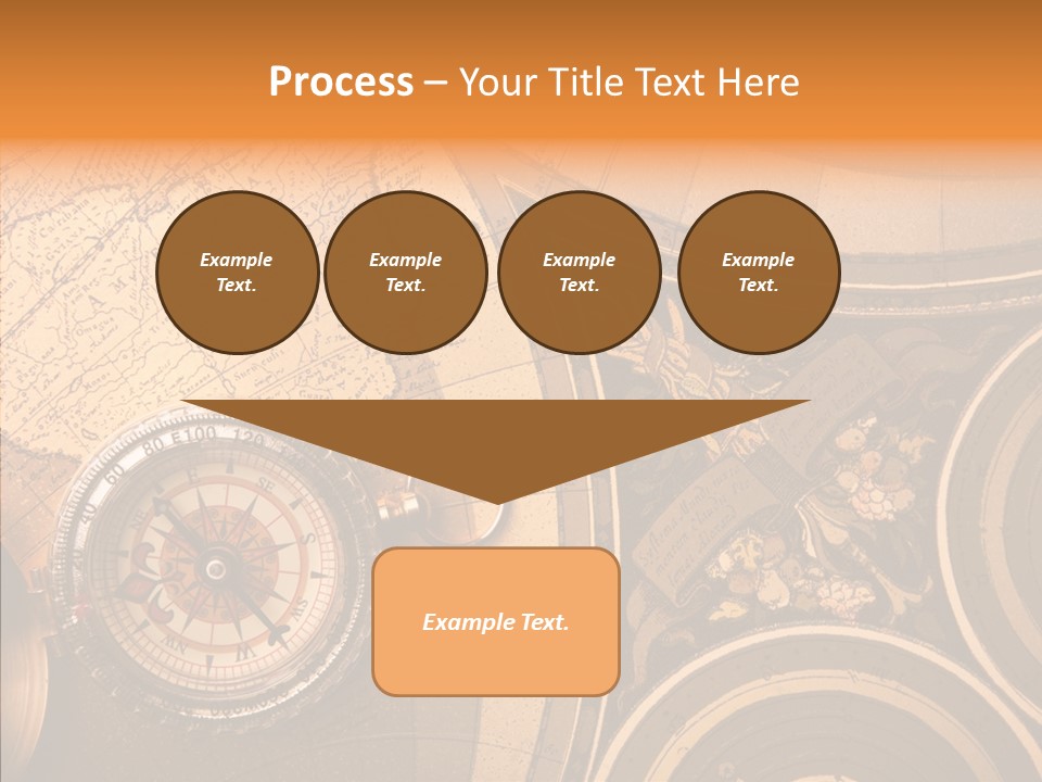 Explore South Paper PowerPoint Template
