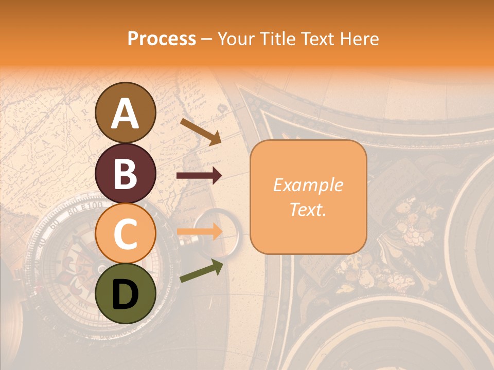 Explore South Paper PowerPoint Template