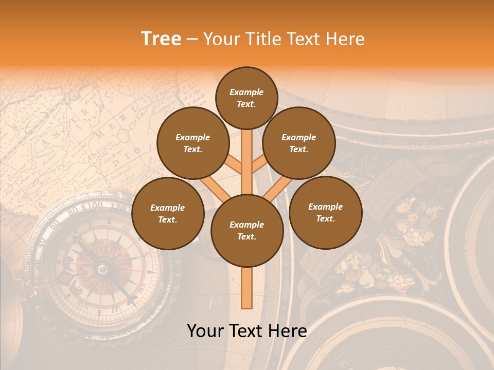 Explore South Paper PowerPoint Template
