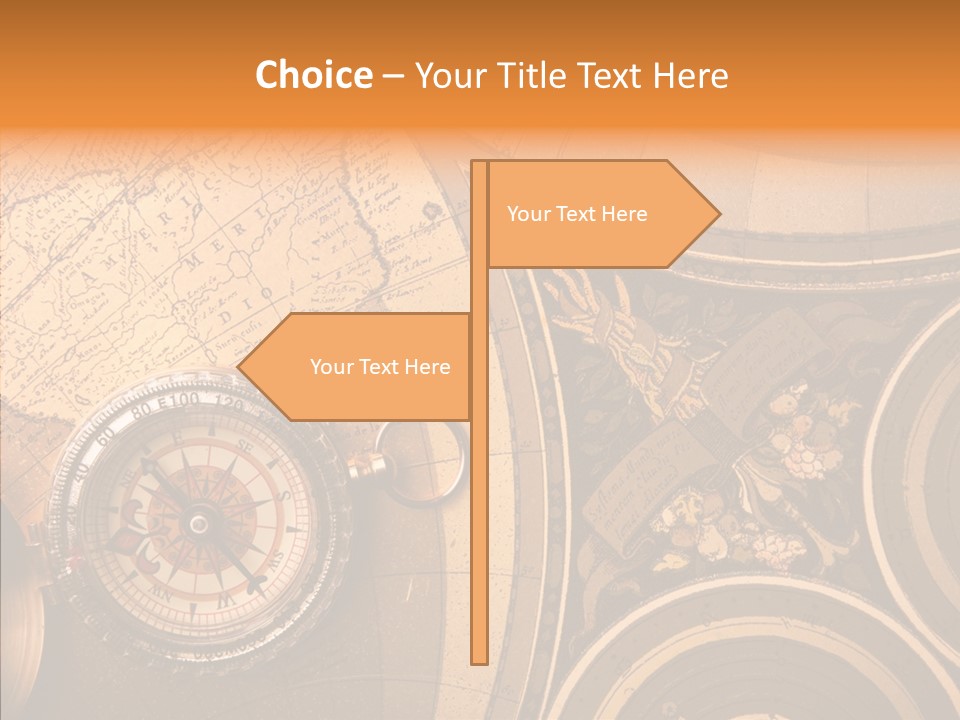 Explore South Paper PowerPoint Template