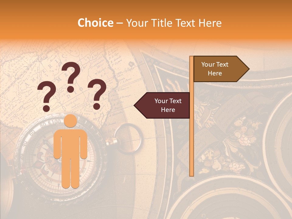Explore South Paper PowerPoint Template