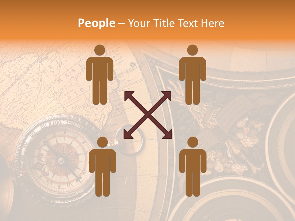 Explore South Paper PowerPoint Template