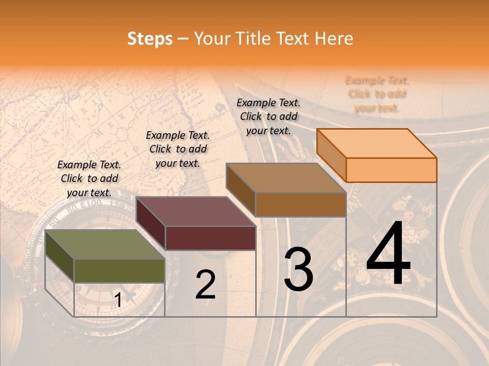 Explore South Paper PowerPoint Template